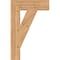 Ekena Millwork Traditional Block Smooth Bracket, Western Red Cedar, 5 1/2"W x 22"D x 34"H BKT06X22X34TRA05SWR - alternate 3
